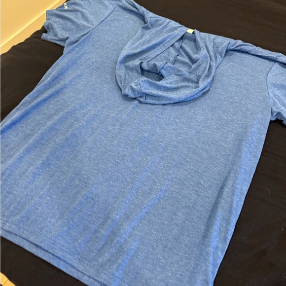 Lightweight Blue Dodgers Baseball shirt with hood💙 unisex, but listed under mens - Picture 7 of 11